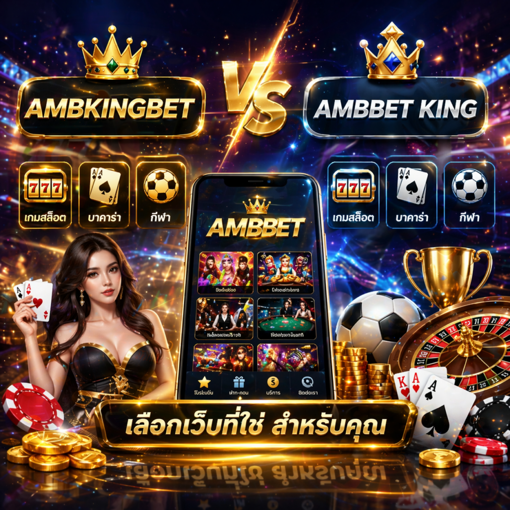 เว็บ ambkingbet / ambbet king ดีไหม? เทียบกับ AMBBET และวิธีเลือกแพลตฟอร์มที่เหมาะกับคุณในปี 2026