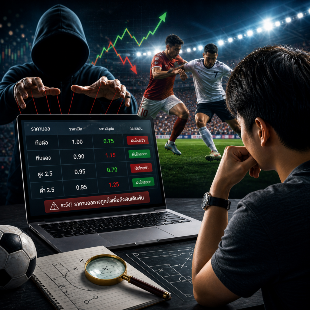 อ่าน “ราคาบอลหลอก” ยังไง? เทคนิคที่เซียนใช้บน AMBBET (อัปเดต 2026)